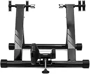 Wireless Bike Trainer for Indoor Riding, Fluid Bike Trainer Stand, Indoor Riding Steel Bicycle Exercise Stationary Stand, Indoor Aerobic Training Equipment, Rear Wheel Quick Release Design
