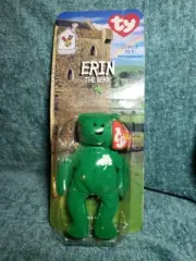 Erin The Bear-1996 McDonalds Ty Beanie Baby with multiple Rare Errors 1993