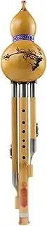 Hulusi Flute Seven-Hole Hulusi for Adults Flute Hulusi Flute Professional Performance Type Students Hulusi Calabash Flute