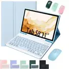 For Samsung Galaxy Tab S8 S7 S9 FE A9+ Bluetooth Keyboard Case Stand Cover Mouse