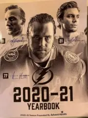 2020-2021 TAMPA BAY LIGHTNING YEARBOOK NHL HOCKEY PROGRAM 115 PAGES STANLEY CUP