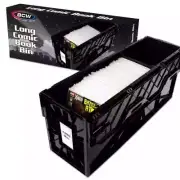 BCW LONG Comic Book Bin Heavy Duty Plastic Stackable Comic Book Storage Box