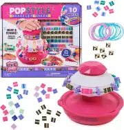 Popstyle Bracelet Maker, 170 Beads, Make & Remake 10 Bracelets, Friendship