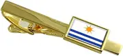 [Select Gifts] Palmas City Brazil Flag Gold Tie Clip