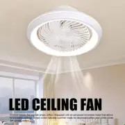 Enclosed Ceiling Fan With LED Light 6 Speed Dimmable Remote Control Ceiling US
