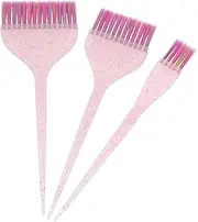 CANIGHT 3pcs Hair Dyeing Comb Highlighting Comb Long Handle Hair Color Brush Tinting Brushes Hair Color Tint Brush Long Handle Tint Brush Hair Dye Applicator Brushes Hair Tinting Tools