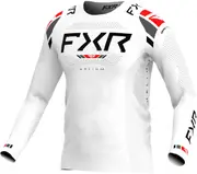 FXR Helium 2025 Motocross Jersey, black-white-red, Size S for Men Black White Red