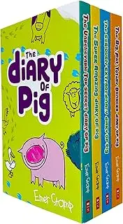 Pig Diary Series 4 Books Collection Set by Emer Stamp (Unbelievable Top Secret, Super Amazing Adventures of Me, Seriously Extraordinary & Big, Fat, Totally Bonkers)