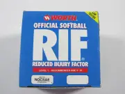 Worth Official RIF Level 1 Softball 12" White Cover & Stitch Poly-X SR12WS NIB