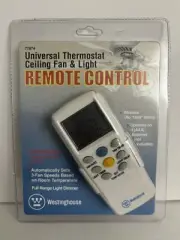 Westinghouse 77874 Thermostat Ceiling Fan and Light Remote Control - New Sealed