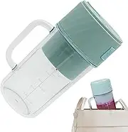 Portable Blender for Shakes - Rechargeable Blender Portable Juicer Cup,Leak-Proof Food Processing Mixer, Blending Machine with Straw for Travel, Gym, Home, Picnic, Camping