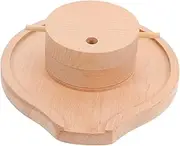 RORPOIR Antique Style Mini Wooden Grinding Mill Decor Model Historical Grain Grinder
