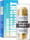 3D Contour Glow Highlighting Stick, Gold, Shimmering Effect, Naturally Remove...