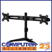 SilverStone ARM23BS Horizontal dual LCD monitor desk stand support up to 24" LCD