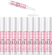[MAKARTT] Super Strong Nail Glue for Acrylic Nails Press On Nails Professional Nail Adhesive Bond Nail Tips Glue for Stick On Nails Long Lasting Nail Glue for Fake Nails Broken Nails Repair 0.07oz 10Pcs