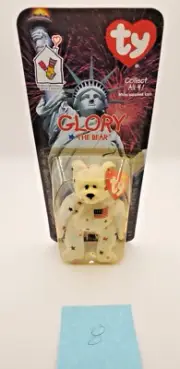 New/Never Opened Ty Beanie Babies Glory The Bear Tag Errors