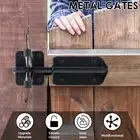Heavy Duty Automatic Gate Latch 7.4 inch Self Locking Gravitation Door tonxf