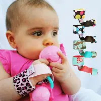在飛比找momo購物網優惠-【Loopy Gear】寶寶玩具手腕帶(奶嘴帶 奶嘴鍊 固齒