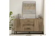 Cosmoliving Bronx Buffet Sideboard Console Tables 2 Door 3 Drawer L140 CM