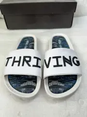 NEW Melissa X Baja East White THRIVING Beach Slides Flip Flops MSRP$105 US 5