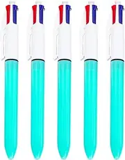 Generic Multicolor Ballpoint Pen - 4-in-1 Colored Writing Rollerball Pen | Journaling Pens, Fine Point Creative Rollerball Pens For Writing, Drawing, Underlining