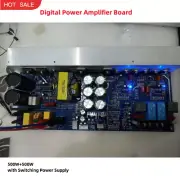 500W+500W Digital Power Amplifier Board Stereo with Switching Power Supply