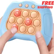 Pop Quick Push Game Console Light Up Sensory Fidget Toys Handheld Puzzle Popping