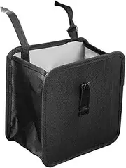 1Pc Waterproof Car Oxford Cloth Trash Can Auto Accessories Organizer Portable Dump Can Storage Cars Closeable for Trash Garbage