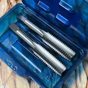 (2) NOS National Twist Drill 5/8"-11 NC GH3 HSS Plug Tap Four Flute U.S.A.(1-B2)