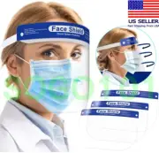 10PCS ADULT Full Face Shield Reusable Protection Cover Face Eye Cashier Helmet