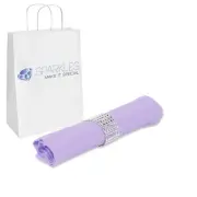 100 pcs 20"x20" inch Polyester Cloth Napkin - Lavender - w/ Rings Wedding bp