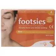 Footies by Thinklife Japanese Detox Foot Patches Xtra 4 Patches