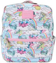 Loungefly My Little Pony Sky Scene All-Over Print Nylon Square Mini Backpack