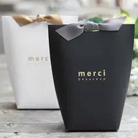 在飛比找松果購物優惠-merci包裝紙盒-附蕾絲 (1.5折)