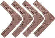 QUMIIRITY 4pcs Corner Protector Cover Thin Design Furniture Safety for Windows Tables Collision Protection Fit for Right Angles Stylish Home Decor Addition