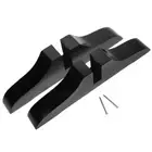2 Pcs Screen Partition Base Household Divider Holder Office