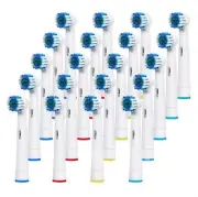 20 Electric Toothbrush Heads Oral B Compatible Replacement Brush Precision Clean