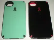 Lot of 2 Speck CandyShell Hybrid cases for Apple iPhone 4/4s, Brand New