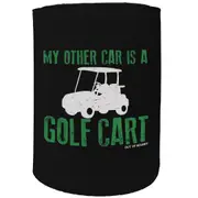 Alcohol Stubby Holder - My Other Car Golf Cart - Funny Novelty Birthday Gift Joke Beer Can Bottle