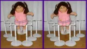 12 One Dozen KAISER #2701 Chubby Waist Doll Stands CABBAGE PATCH KIDS My Child