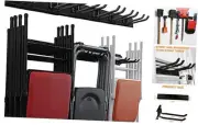 Garage Storage Organization Wall Mount, Garden Tool Rack Organizer Heavy Duty