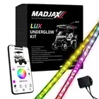 MadJax® LUX Golf Cart Underglow Accent LED RGB3 Light Strip Under Top Kit 12V
