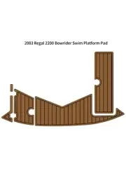 2003 Regal 2200 Bowrider Swim Platform Pad Boat EVA Foam Teak Deck Floor Mat