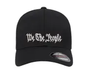We The People Constitution Patriotic Embroidered Flexfit Hat