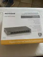 NETGEAR GS308 8-Port Gigabit Ethernet Unmanaged Switch Home Network Hub new
