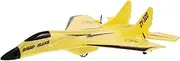 Generic 1 Set Electric Foam Planes Rc Plaything Electric Rc Fixed-Wing Aircraft Plaything Plane Battery Yellow