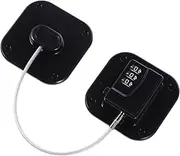 SHINEOFI Mini Fridge Lock Digital Password Safety Lock for Heat Resistant Adhesive No Drilling Required Durable Design for Freezer and Cabinet Security Black