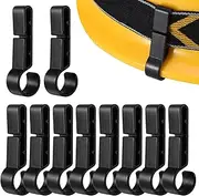 Hard Hat, Headlamp Mount Hooks, 1.81x0.59in Safety Gear Attachments, Non Slip Design, Lightweight Build for Construction Workers, s, Outdoor Tasks,