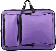 WHSUNVO A3 Artist Portfolio Storage Bag 8K Waterproof A3 Art Portfolio Carry Case Bag Portable Canvas Painting Pad Shoulder Bag Drawing Board Backpack Sketch Pad Bag for Art Portfolio(purple)