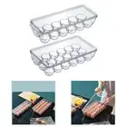 Egg Holder for Refrigerator Egg Storage Box Large Capacity Reusable Egg Holder